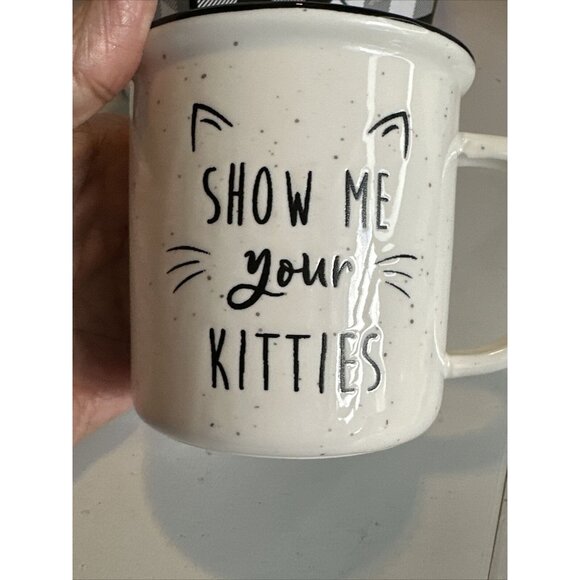 Mainevent Coffee Mug Show Me Your Kitties Made In USA NIB - Picture 7 of 14